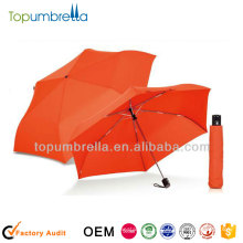 Guarda-sol pessoal guarda-chuva ao ar livre laranja